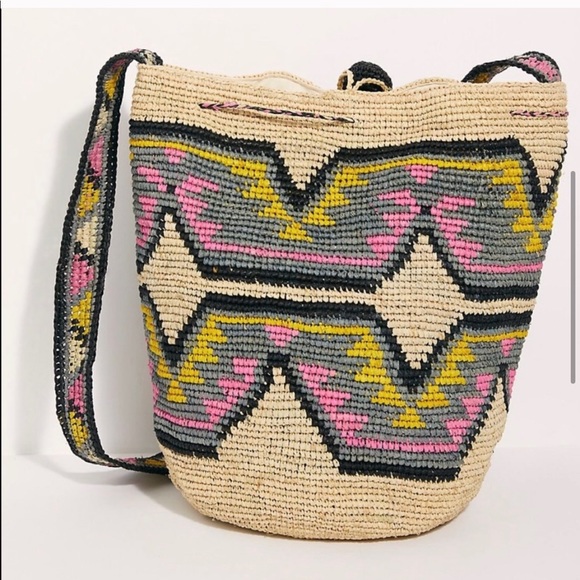 Free People Clover Drawstring Bucket Bag - Picture 3 of 8